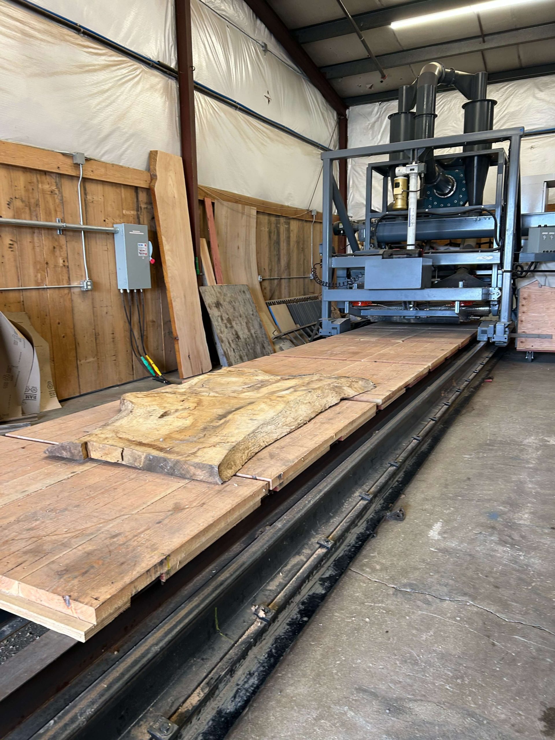 Large Format Wood Slab Surfacer